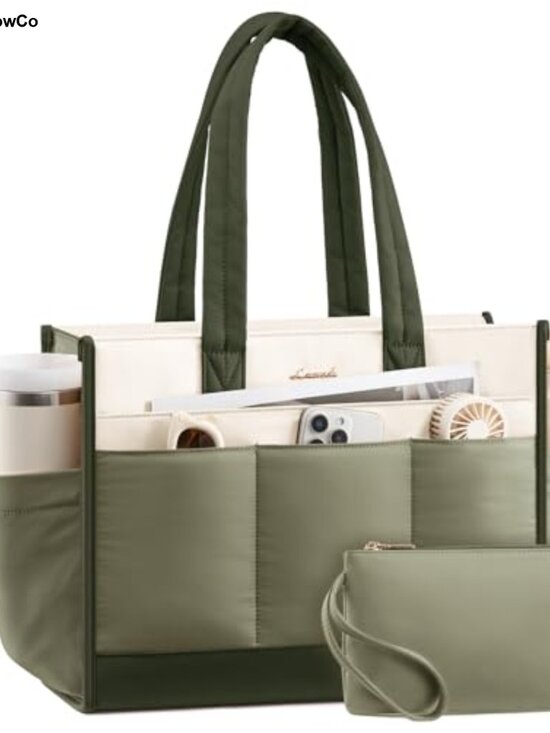 Other - LOVEVOOK 15.6" Laptop Tote Work Bag with Cup Holder